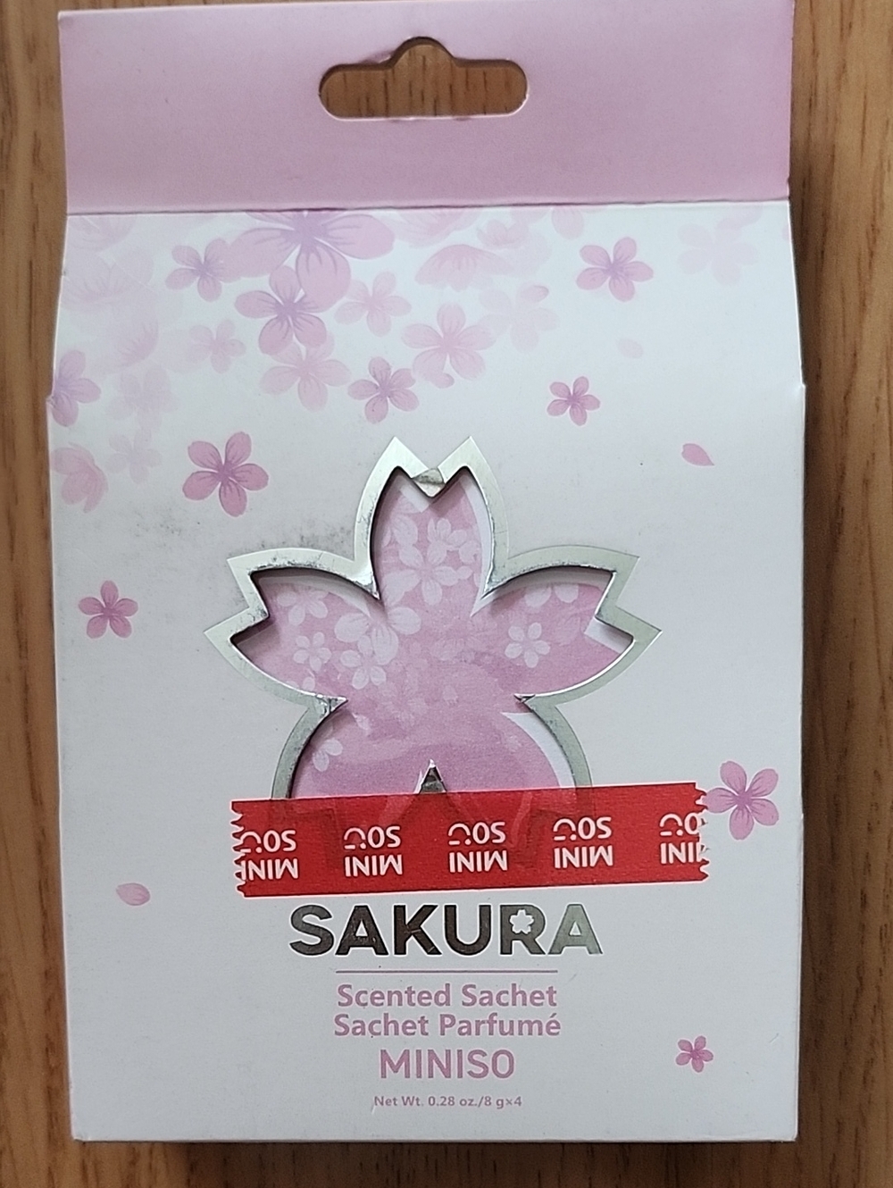 Sakura Pink and Silver Scented Sachet Pack